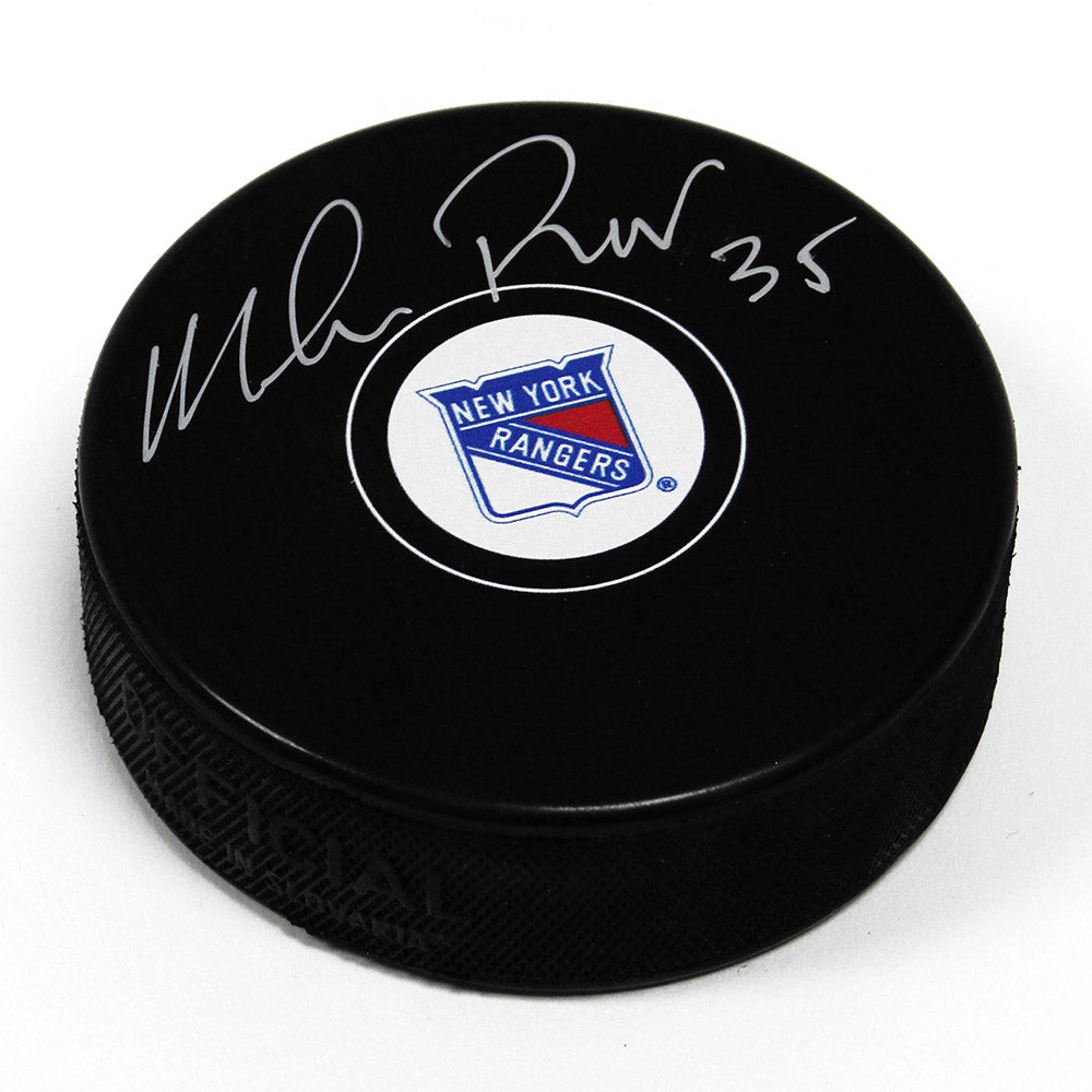 Mike Richter New York Rangers Autographed Hockey Puck