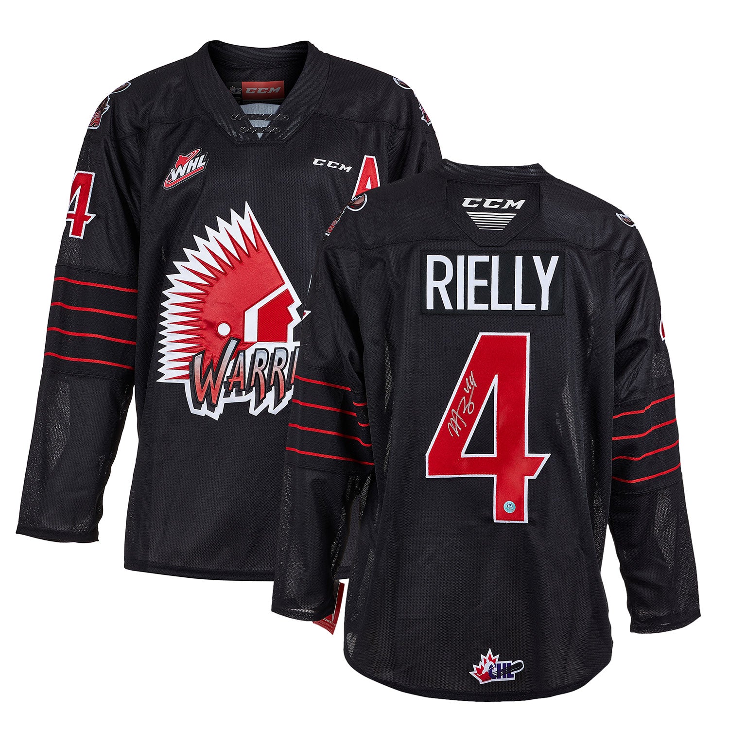 Morgan Rielly Moose Jaw Warriors Autographed CHL Hockey Jersey