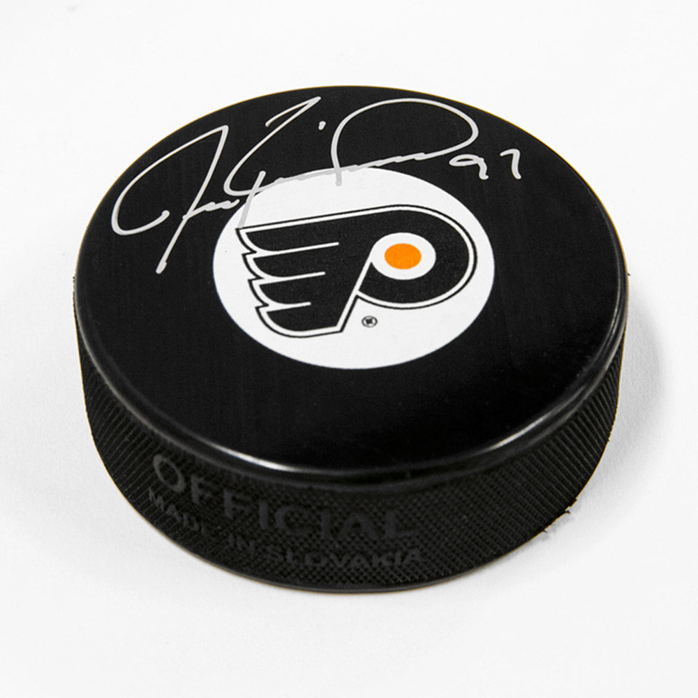 Jeremy Roenick Philadelphia Flyers Autographed Hockey Puck