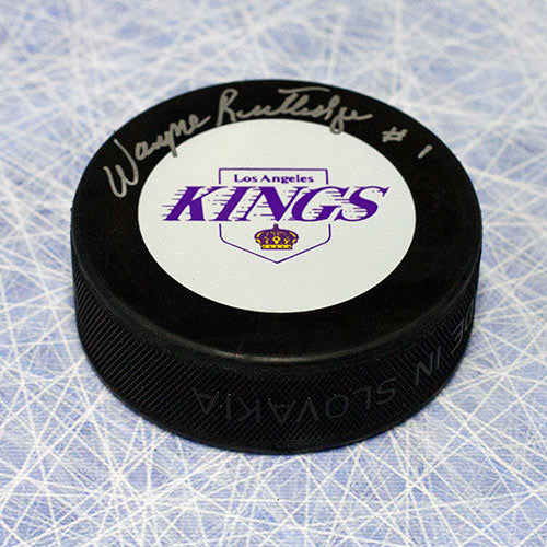 Wayne Rutledge Los Angeles Kings Autographed Hockey Puck