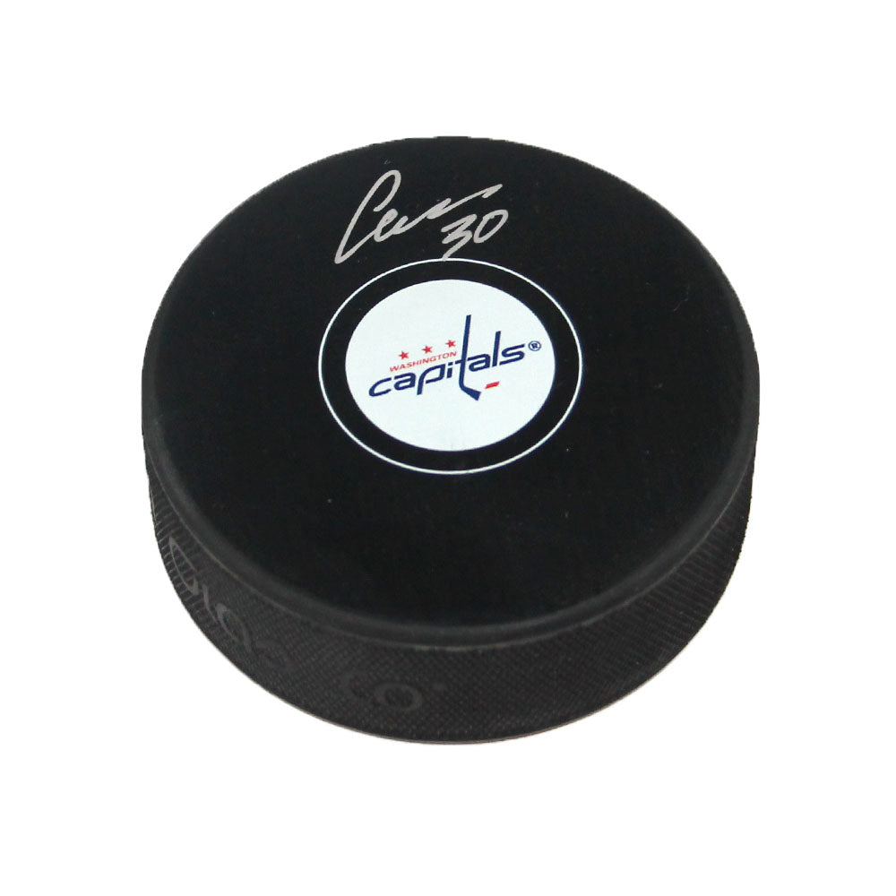 Ilya Samsonov Washington Capitals Autographed Hockey Puck