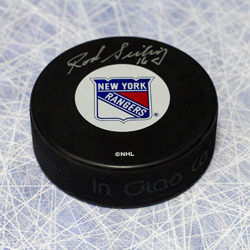 Rod Seiling New York Rangers Autographed Hockey Puck