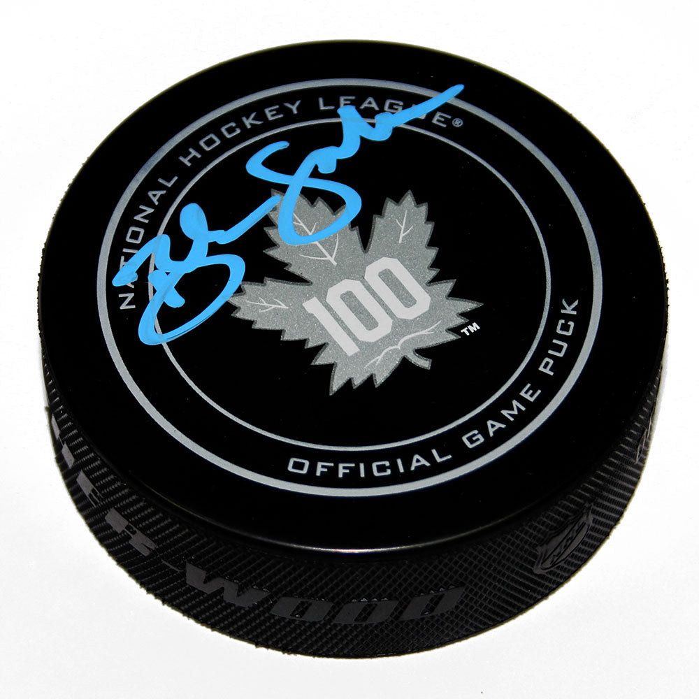 Brendan Shanahan Toronto Maple Leafs Signed Centennial Official Game Puck