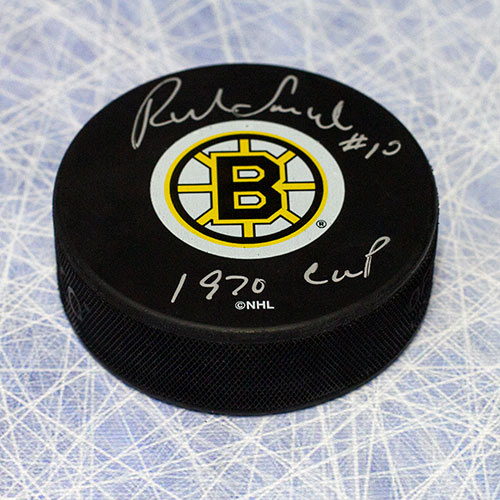 Rick Smith Boston Bruins Autographed Hockey Puck