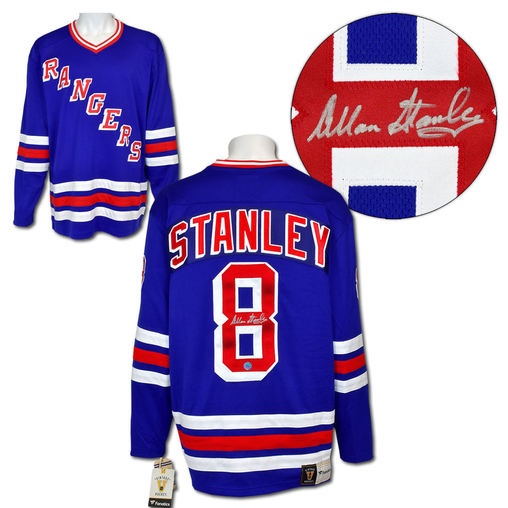 Allan Stanley New York Rangers Autographed Fanatics Jersey