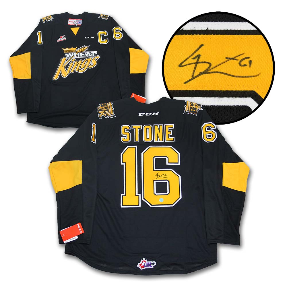 Mark Stone Brandon Wheat Kings Autographed CHL Hockey Jersey