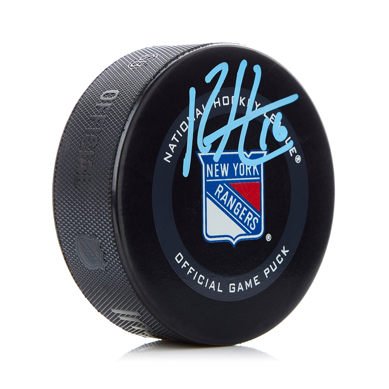 Ryan Strome New York Rangers Autographed Official Game Puck
