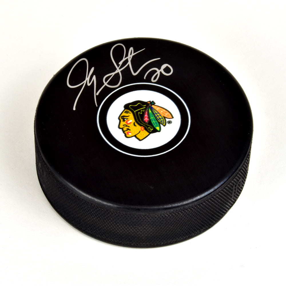 Gary Suter Chicago Blackhawks Autographed Hockey Puck