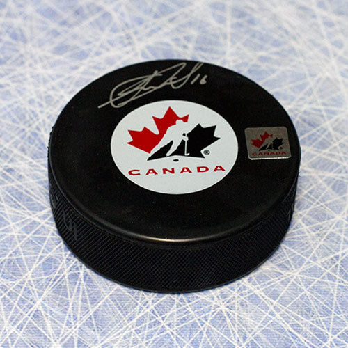 Jonathan Toews Team Canada Autographed Hockey Puck