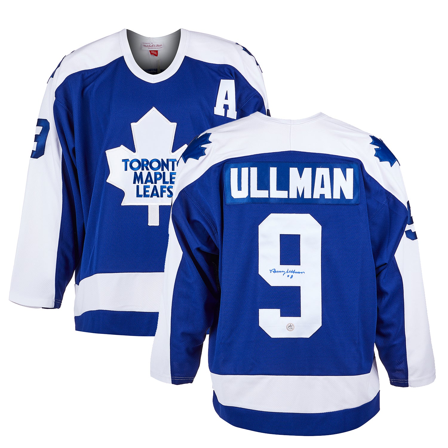 Norm Ullman Signed Toronto Maple Leafs Retro Mitchell & Ness Jersey
