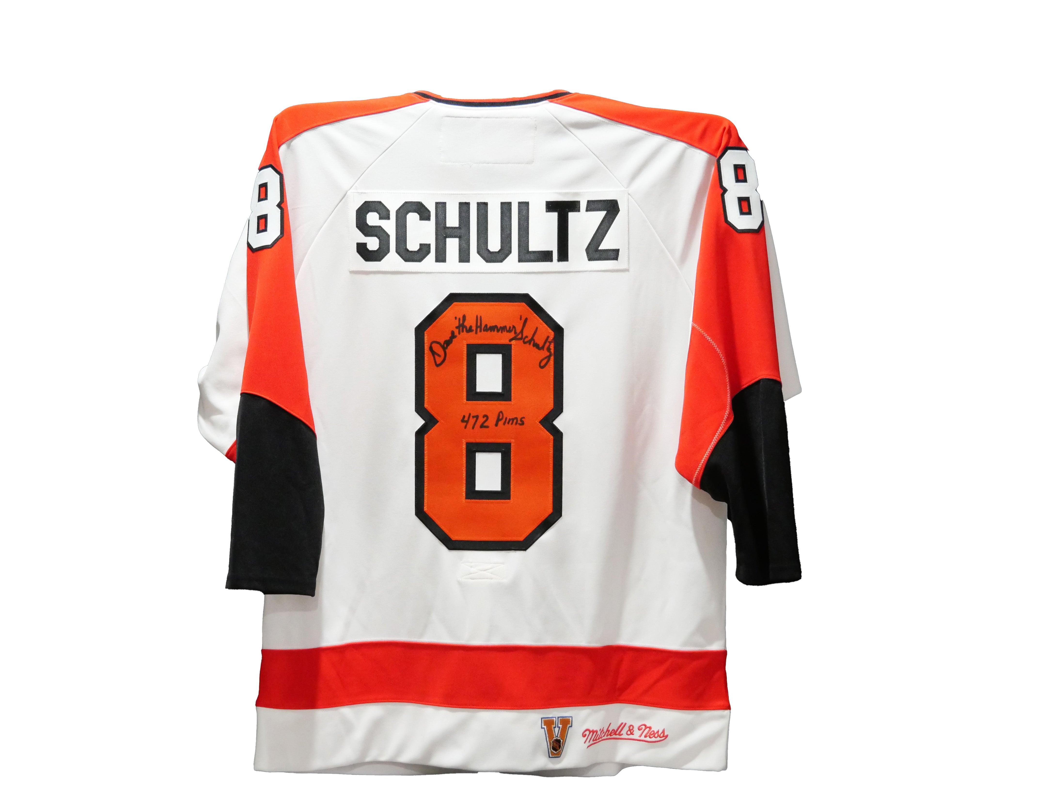 Dave Schultz Authentic Autographed Philadelphia Flyers Away Jersey
