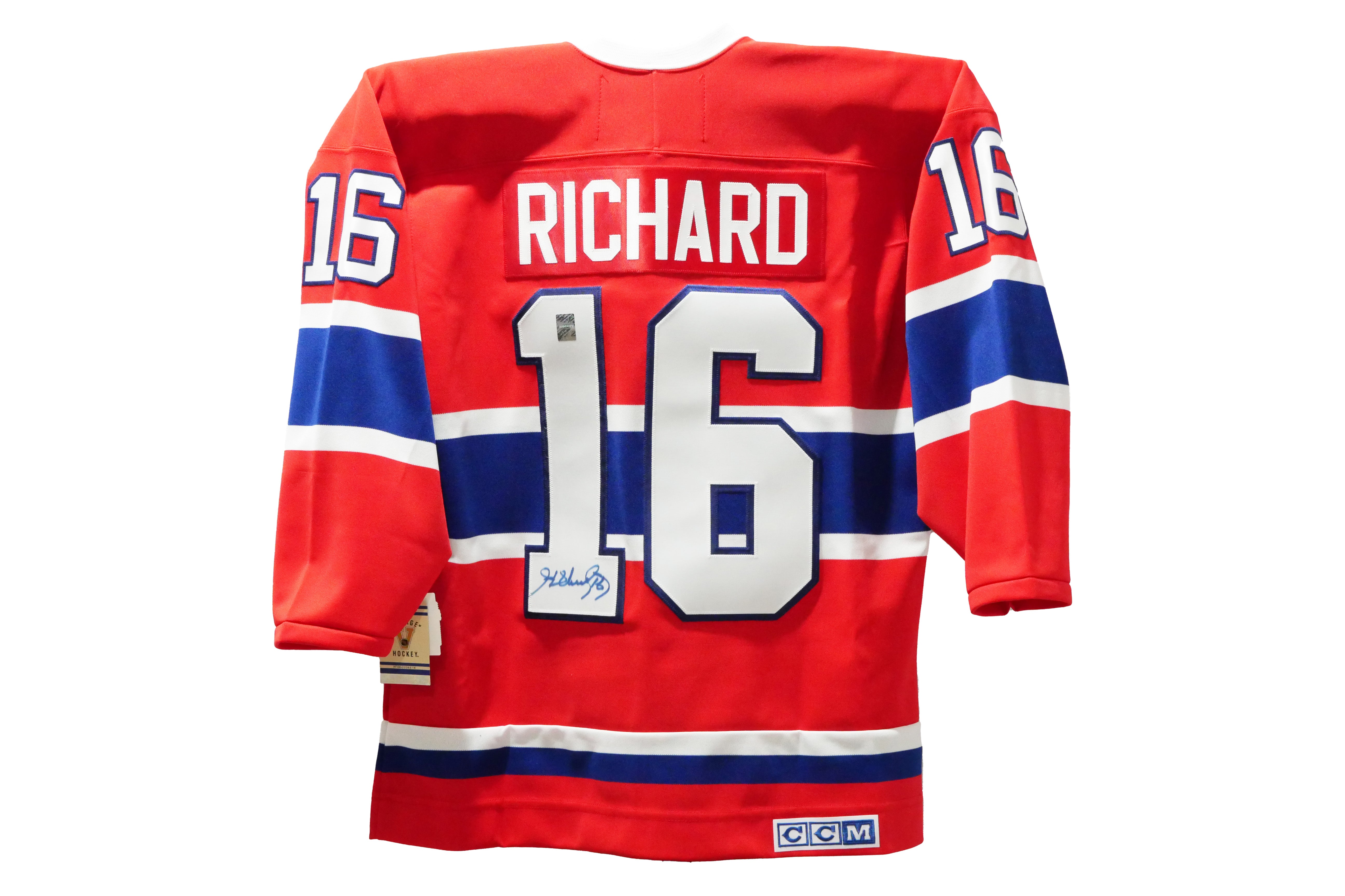 Henri Richard Authentic Autographed Montreal Canadiens Home Jersey