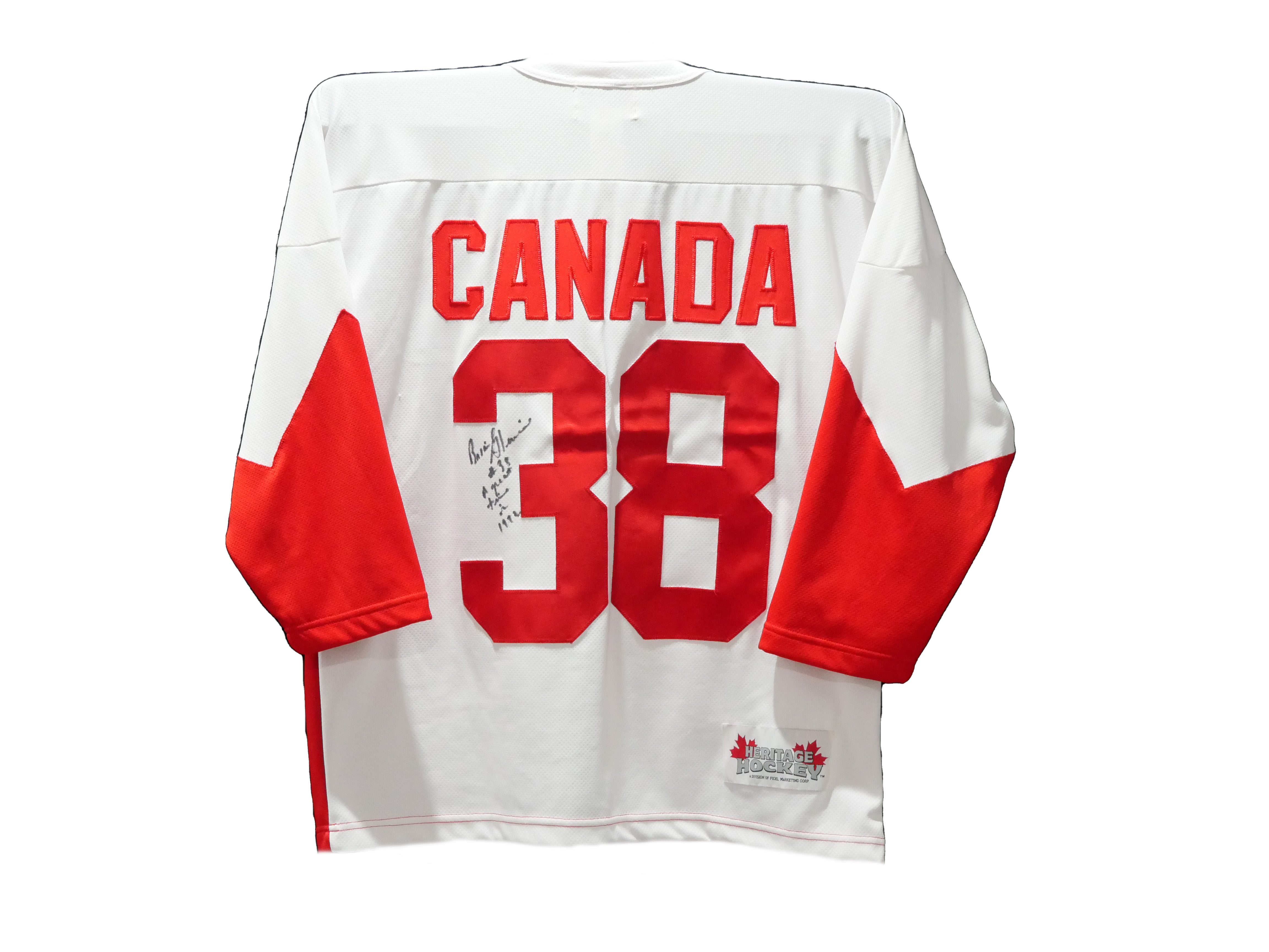 Brian Glennie Authentic Autographed Team Canada 1972 White Jersey