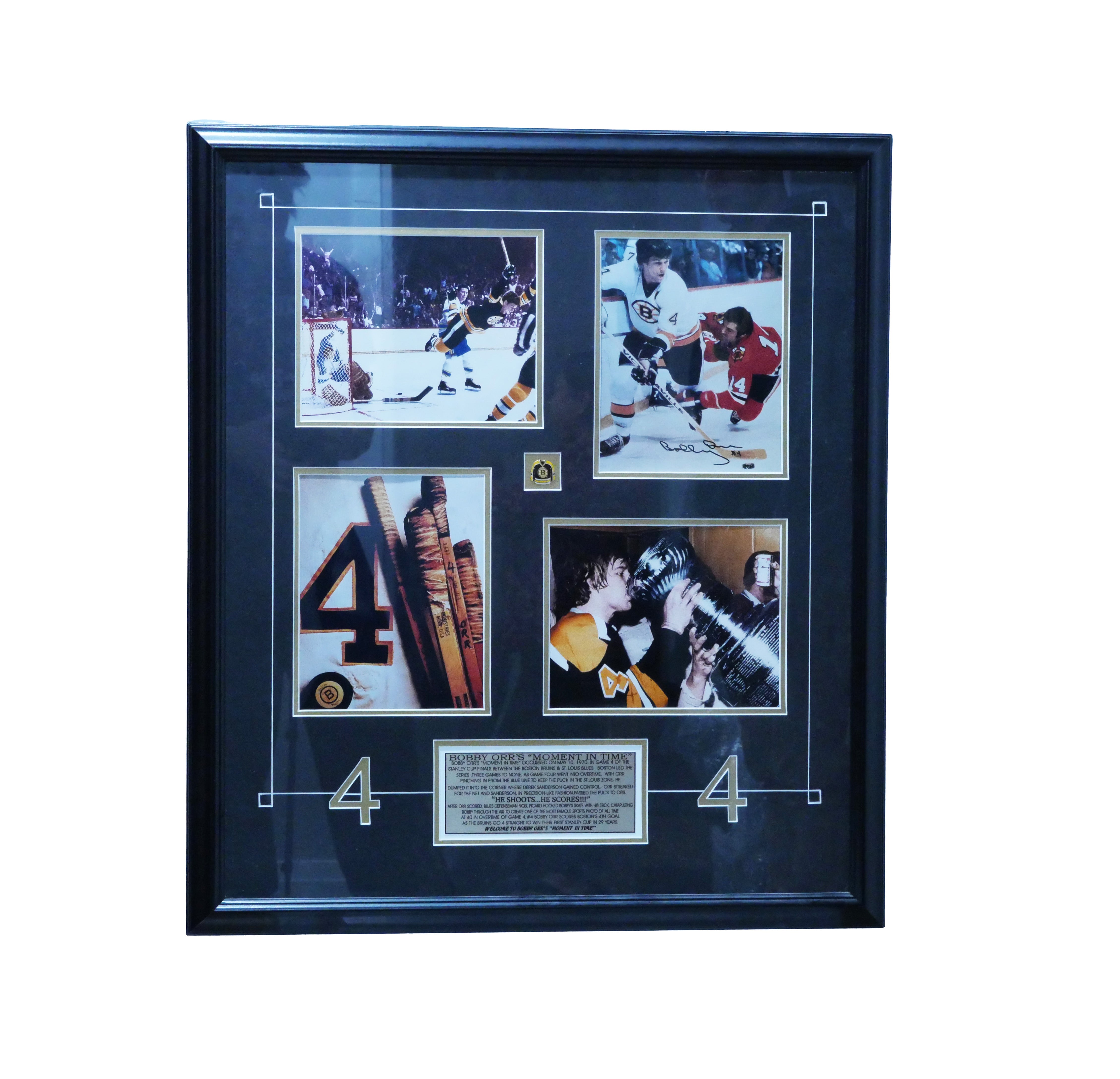 Bobby Orr "Moments in Time" 4 Photo Framed Display