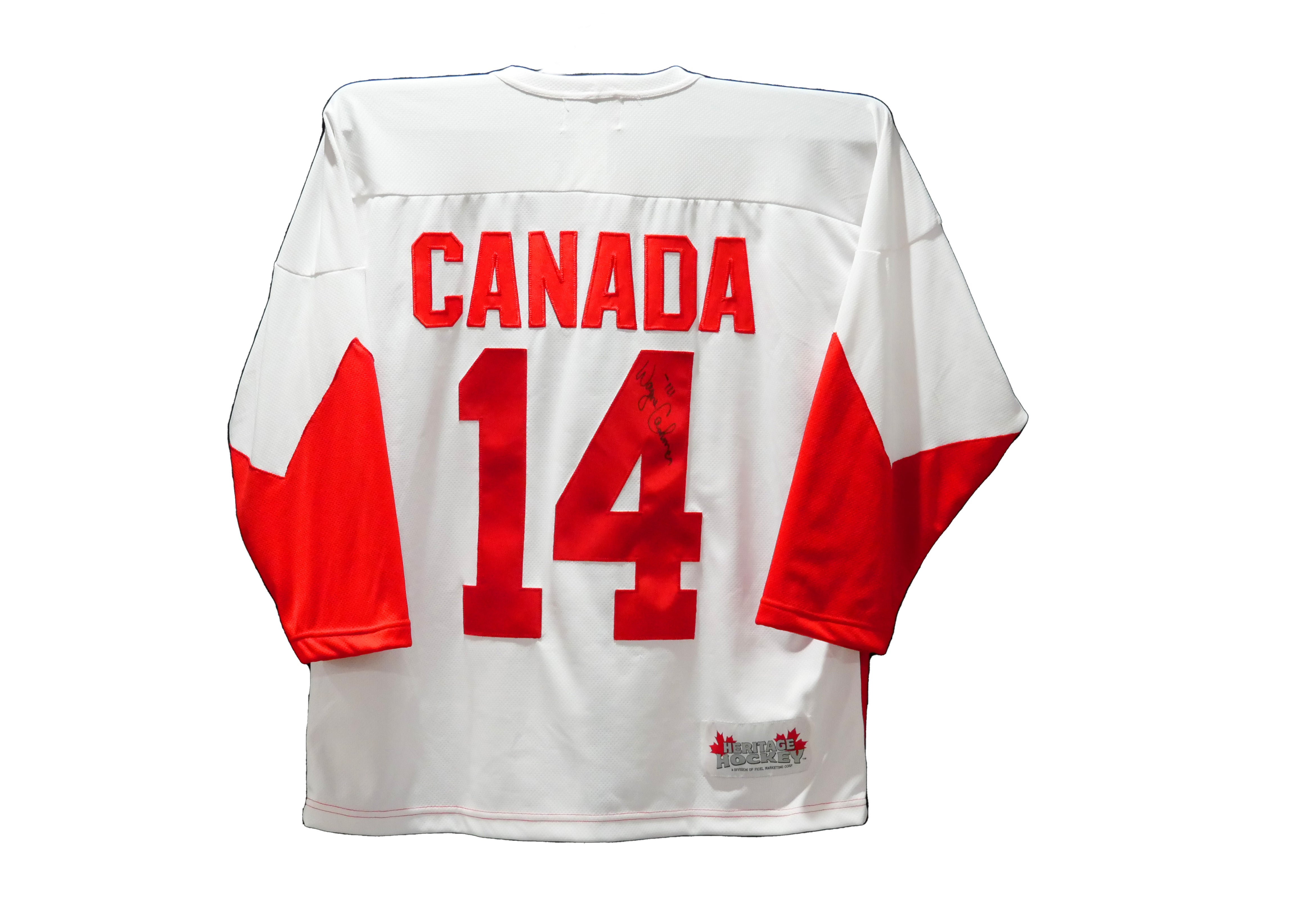 Wayne Cashman Authentic Autographed Team Canada 1972 White Jersey