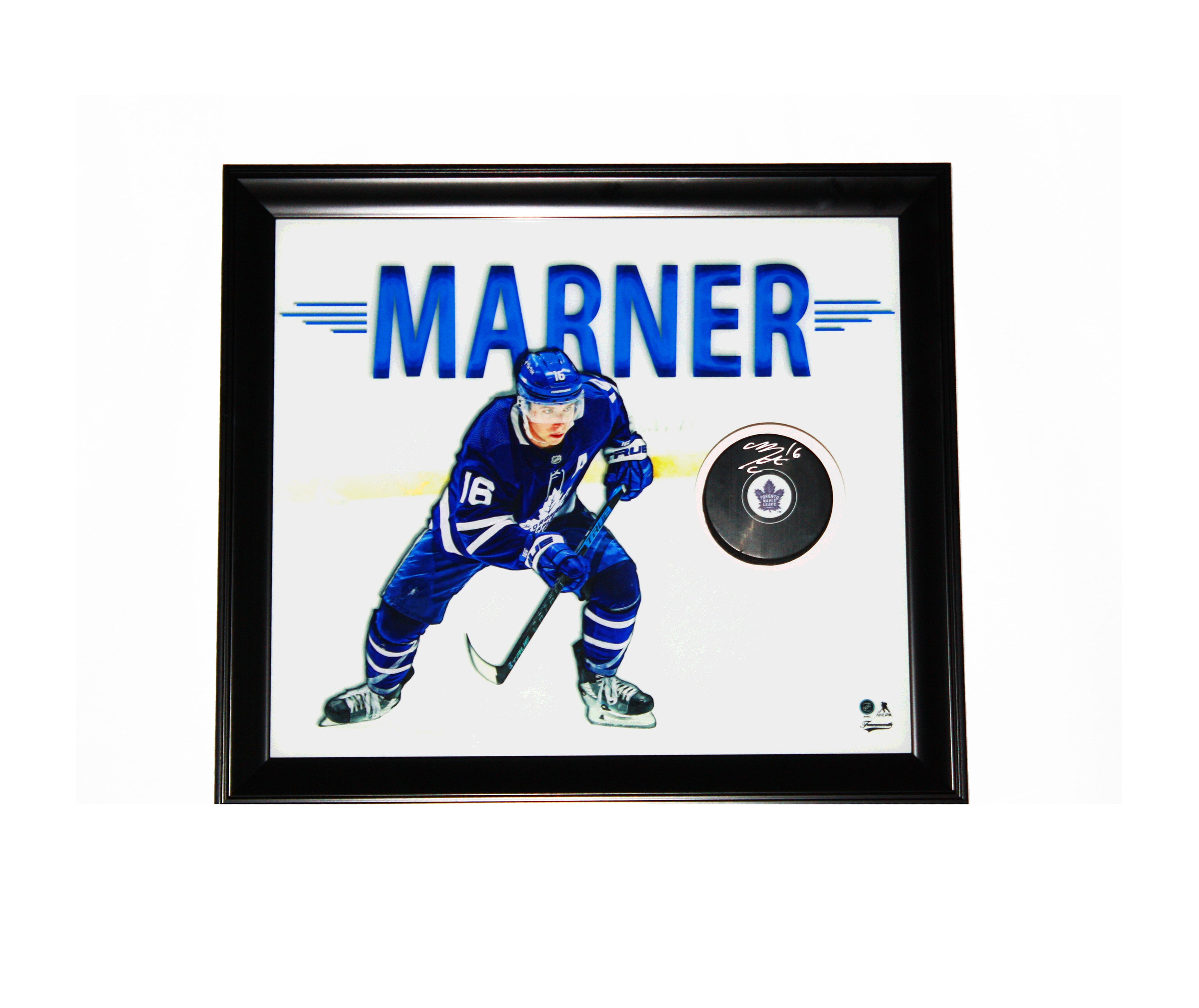 Mitch Marner Authentic Autographed Jersey & Framed Puck Package Deal