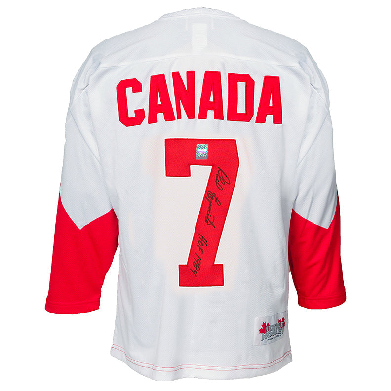 Phil Esposito Signed Team Canada '72 Summit Series Jersey - Heritage Hockey™