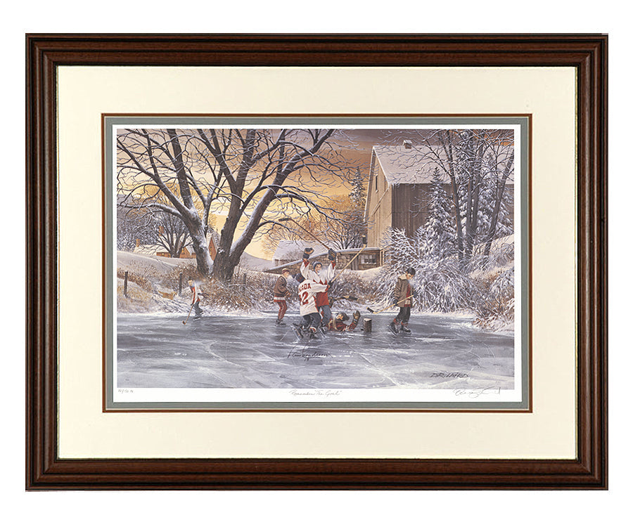 Remember the Goal – Paul Henderson Signed Limited Edition Print - Heritage Hockey™