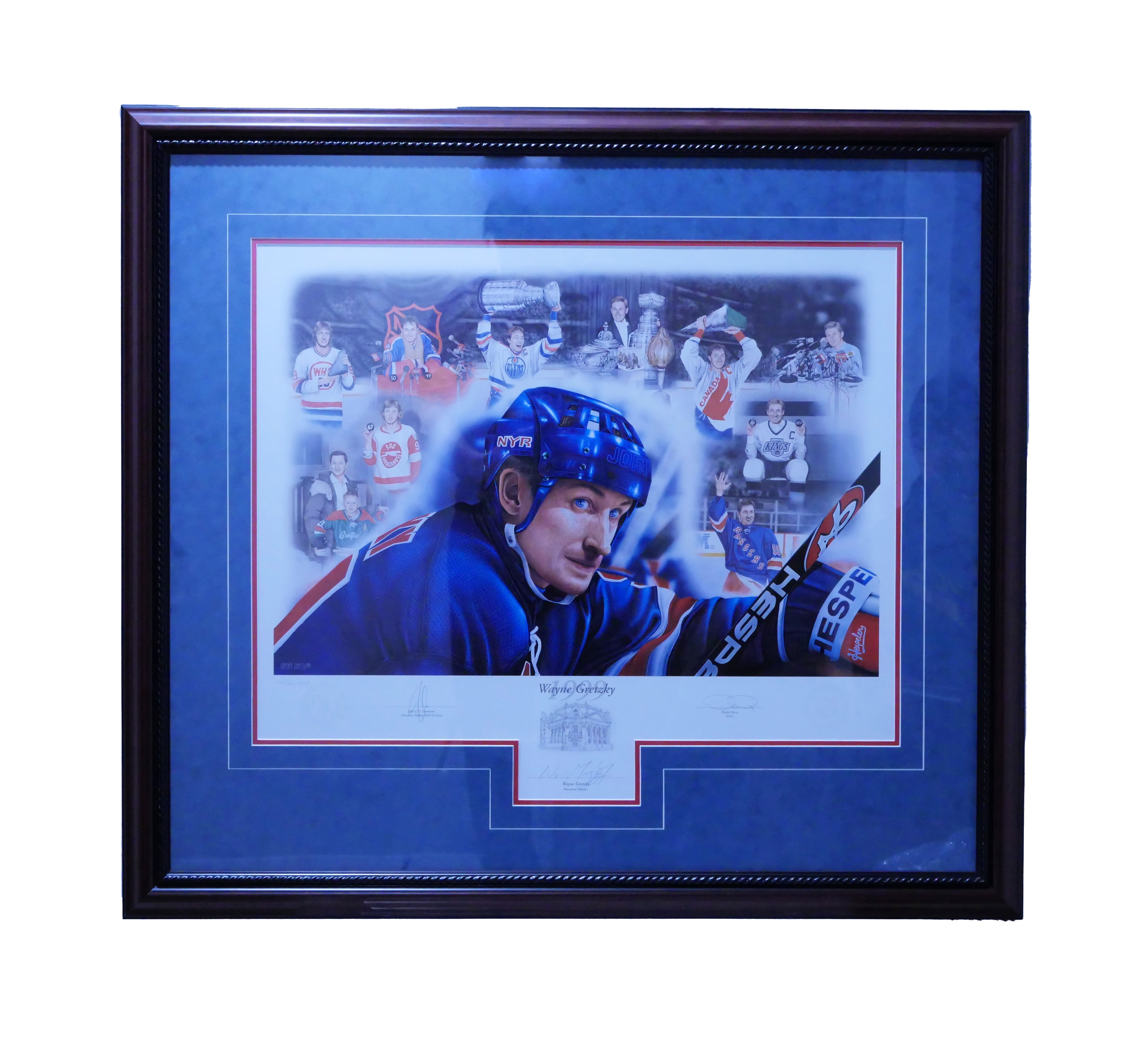 Wayne Gretzky 1999 Induction Limited Edition Signed Print