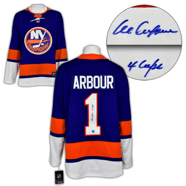 Al Arbour Autographed New York Islanders Fanatics Breakaway Jersey