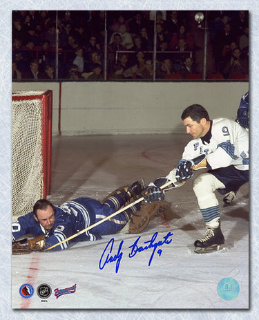 Andy Bathgate Autographed Pittsburgh Penguins 8x10 Photo