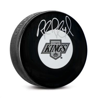 Rob Blake Signed Los Angeles Kings Vintage Logo Puck