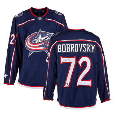 Sergei Bobrovsky Autographed Columbus Blue Jackets Fanatics Breakaway Jersey