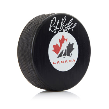 Ray Bourque Autographed Team Canada Hockey Puck