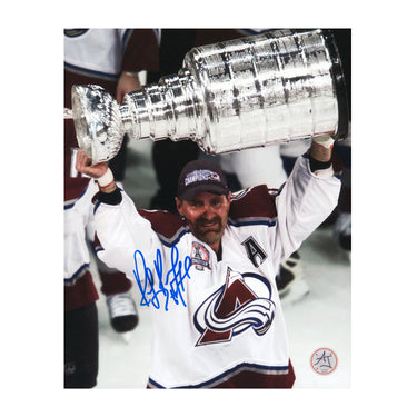 Ray Bourque Signed Colorado Avalanche 2001 Stanley Cup 8x10 Photo