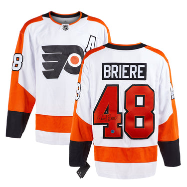 Daniel Briere Signed Philadelphia Flyers White Fanatics Breakaway Jersey