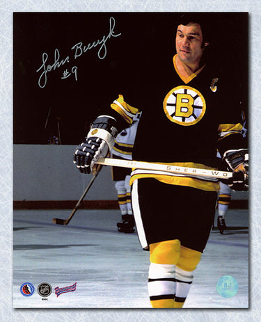 Johnny Bucyk Signed Boston Bruins 8x10 Photo