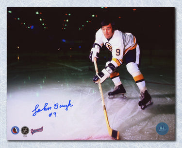 Johnny Bucyk Autographed Boston Bruins Playmaker 8x10 Photo