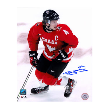 Bowen Byram Signed Team Canada World Junior Hockey 8x10 Photo