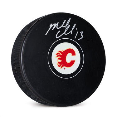 Mike Cammalleri Autographed Calgary Flames Hockey Puck