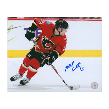 Mike Cammalleri Autographed Calgary Flames Game Action 8x10 Photo