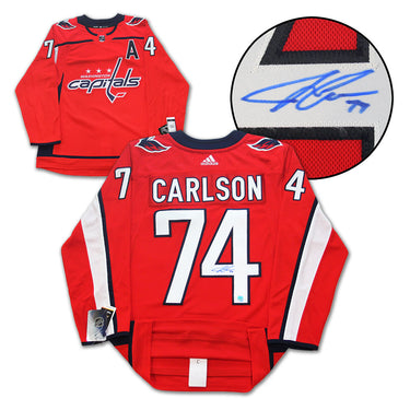 John Carlson Autographed Washington Capitals adidas Jersey