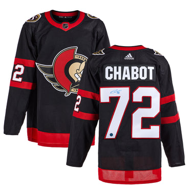 Thomas Chabot Autographed Ottawa Senators adidas Jersey