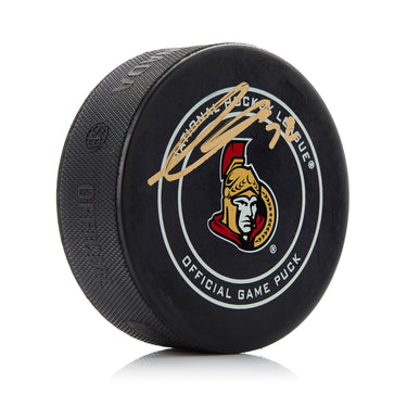 Thomas Chabot Ottawa Senators Signed Official Game Puck