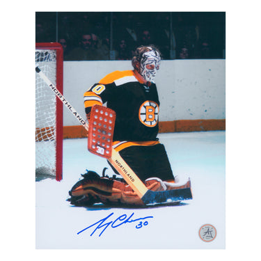 Gerry Cheevers Signed Boston Bruins Netminder 8x10 Photo