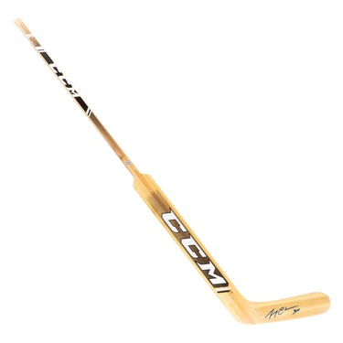 Gerry Cheevers Autographed CCM Natural Wood Goalie Stick