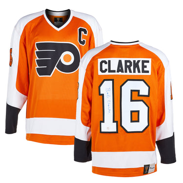 Bobby Clarke Signed Philadelphia Flyers Throwback Breakaway Jersey