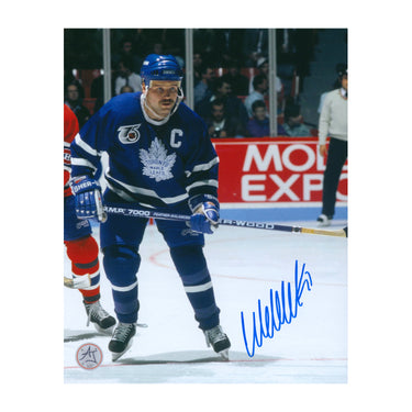 Wendel Clark Signed Toronto Maple Leafs Heritage 8x10 Photo