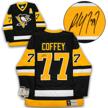 Paul Coffey Signed Pittsburgh Penguins Throwback Breakaway Jersey