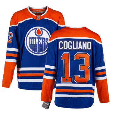 Andrew Cogliano Autographed Edmonton Oilers Fanatics Breakaway Jersey