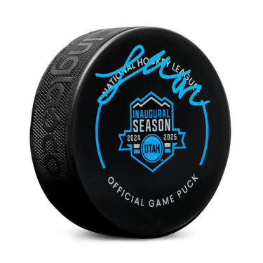 Logan Cooley Signed Utah Hockey Club Inaugural Season Official Game Puck