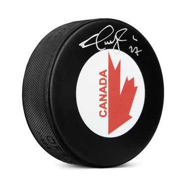 Shayne Corson Team Canada Autographed Canada Cup Hockey Puck