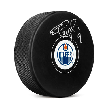 Shayne Corson Autographed Edmonton Oilers Hockey Puck