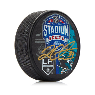 Logan Couture Signed San Jose Sharks Stadium Series Puck