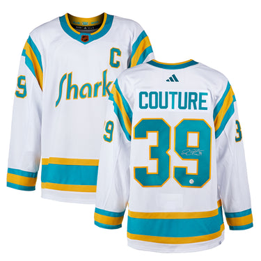 Logan Couture Signed San Jose Sharks Reverse Retro 2.0 adidas Jersey