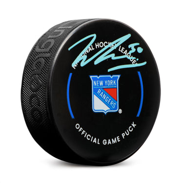 Will Cuylle Signed New York Rangers Official Game Puck